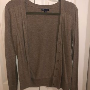 Medium brown gap cardigan